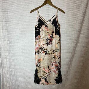 River Island NWT Floral Print Slip Dress Women's Size EU 34 US 4